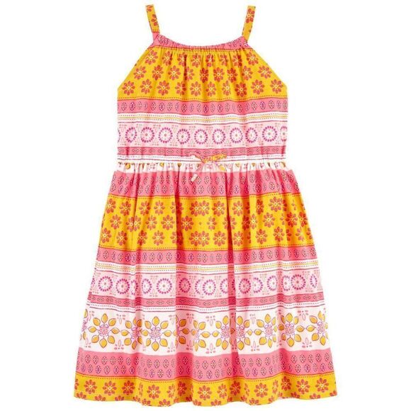 Kid Floral Tank Dress (6) - Picture 1 of 2